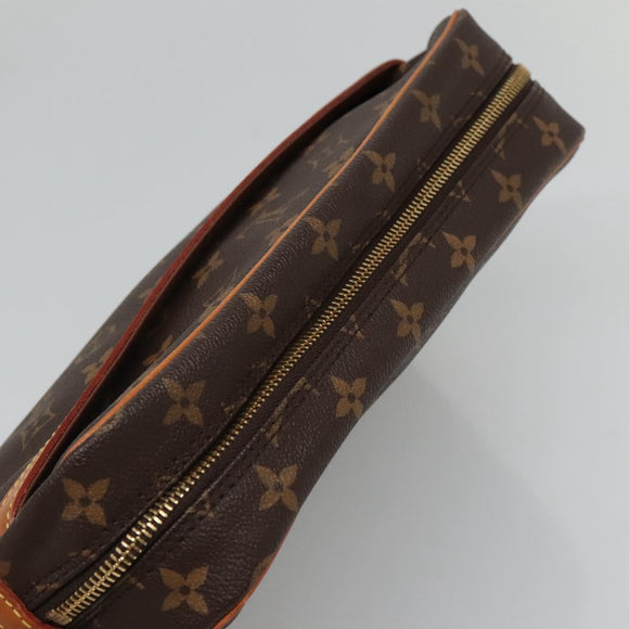 LOUIS VUITTON Monogram Compiegne 28 Clutch Bag M51845 LV Auth 135528