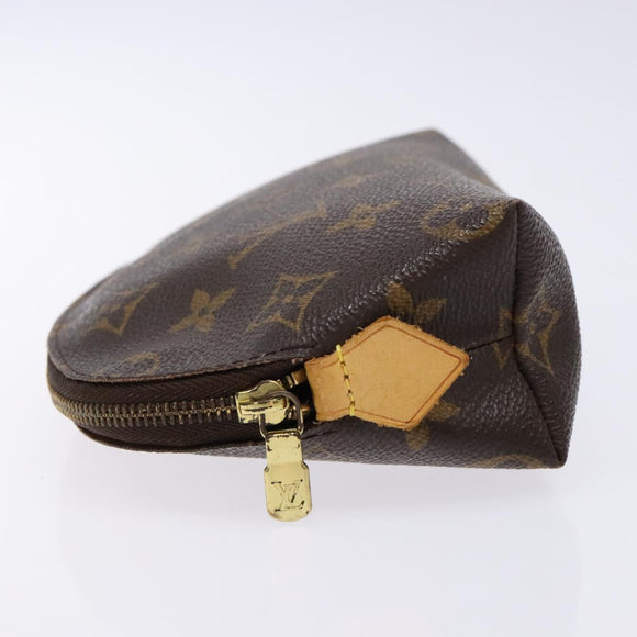 LOUIS VUITTON Monogram Pochette Cosmetic PM Pouch M43998 LV Auth 135533