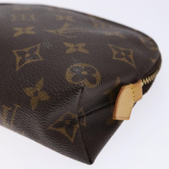 LOUIS VUITTON Monogram Pochette Cosmetic PM Pouch M43998 LV Auth 135533
