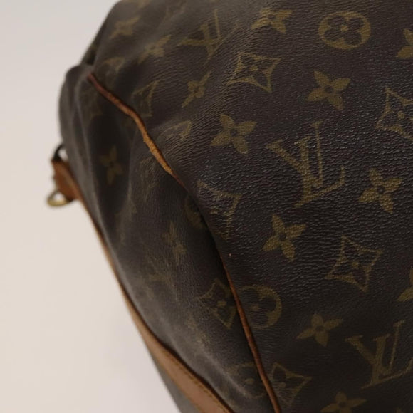 LOUIS VUITTON Monogram Keepall Bandouliere 55 Boston Bag M41414 LV Auth 135536