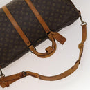 LOUIS VUITTON Monogram Keepall Bandouliere 55 Boston Bag M41414 LV Auth 135536-7