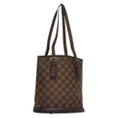 LOUIS VUITTON Damier Ebene Marais Shoulder Bag N42240 LV Auth 135542-1