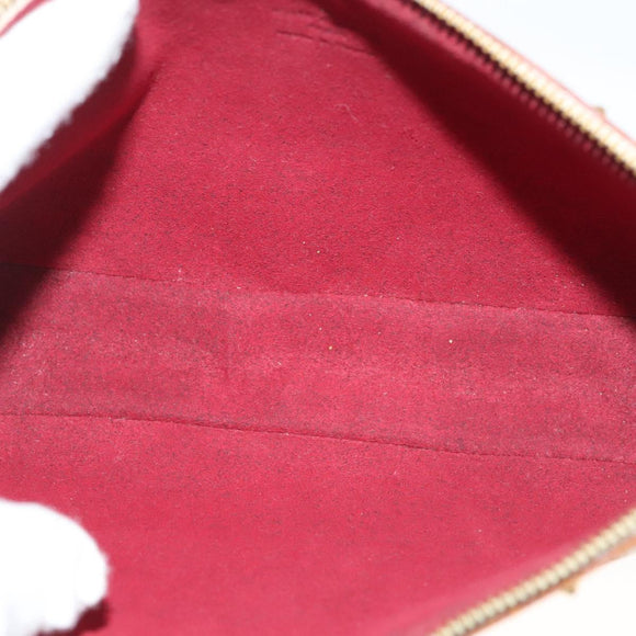 LOUIS VUITTON Monogram Multicolor Pochette Pouch White M92649 LV Auth 135545
