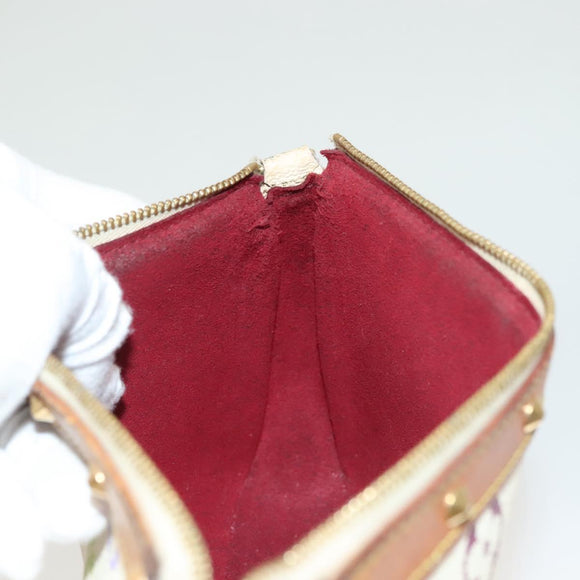 LOUIS VUITTON Monogram Multicolor Pochette Pouch White M92649 LV Auth 135545