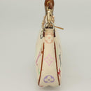 LOUIS VUITTON Monogram Multicolor Pochette Pouch White M92649 LV Auth 135545-4