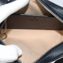 GUCCI GG Supreme Sherry Line Shoulder Bag PVC Navy Red Auth 135549-10