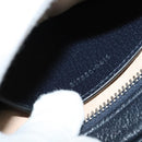 GUCCI GG Supreme Sherry Line Shoulder Bag PVC Navy Red Auth 135549-12