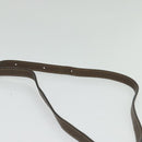 GUCCI GG Supreme Web Sherry Line Shoulder Bag PVC Brown Gold 517350 Auth 135550-8