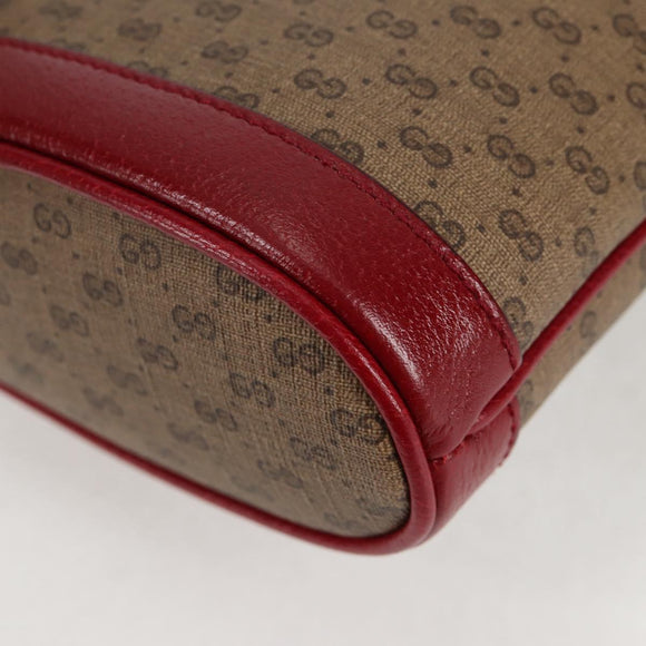 GUCCI Micro GG Supreme Doraemon Collaboration Bag PVC Beige 647801 Auth 135552SAM
