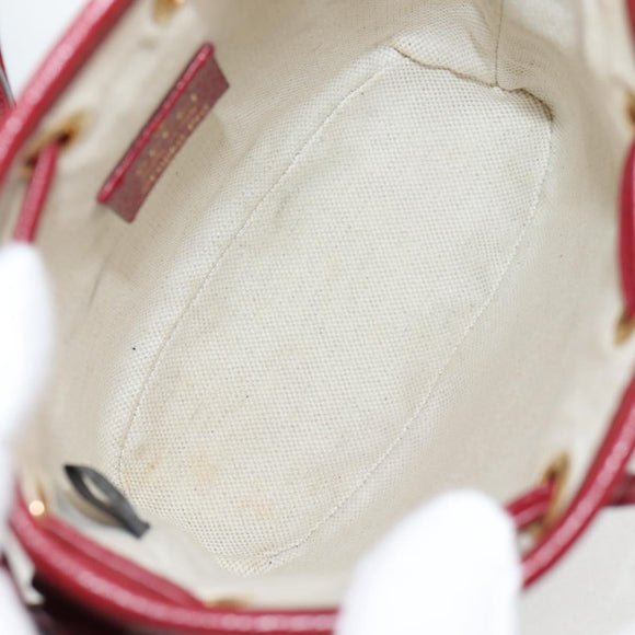 GUCCI Micro GG Supreme Doraemon Collaboration Bag PVC Beige 647801 Auth 135552A