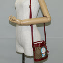GUCCI Micro GG Supreme Doraemon Collaboration Bag PVC Beige 647801 Auth 135552A-21