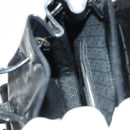 GUCCI Bamboo Backpack Enamel Black Silver 003 2034 0030 Auth 135553-22