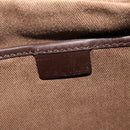 CELINE C Macadam Canvas Shoulder Bag White Auth 135554-17