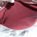 CHANEL Chain Tote Bag No5 Canvas Navy Silver CC Auth 135564-10