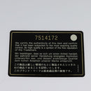 CHANEL Chain Tote Bag No5 Canvas Navy Silver CC Auth 135564-13