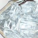 CHANEL Chain Tote Bag No5 Canvas Navy Silver CC Auth 135564-9