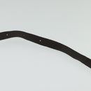 FENDI Zucca Canvas Shoulder Bag Black Brown Auth 135567-8