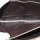 FENDI Zucca Canvas Shoulder Bag Black Brown Auth 135567-12