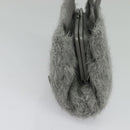 BOTTEGA VENETA Hand Bag Leather Gray Auth 135568-4