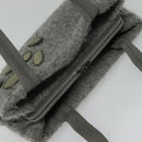 BOTTEGA VENETA Hand Bag Leather Gray Auth 135568-6