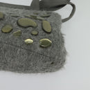 BOTTEGA VENETA Hand Bag Leather Gray Auth 135568-9