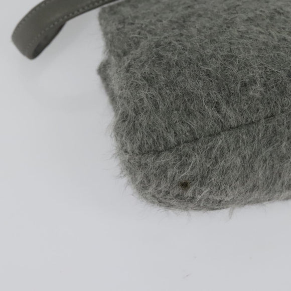 BOTTEGA VENETA Hand Bag Leather Gray Auth 135568