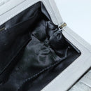 BOTTEGA VENETA Hand Bag Leather Gray Auth 135568-17