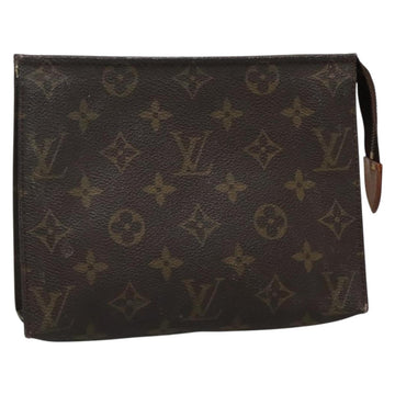 LOUIS VUITTON Monogram Poche Toilette 19 Pouch M47544 LV Auth 135578