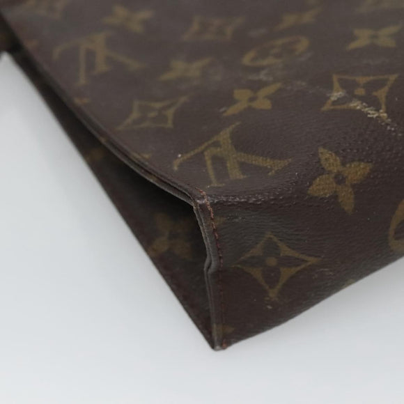 LOUIS VUITTON Monogram Poche Toilette 19 Pouch M47544 LV Auth 135578
