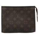 LOUIS VUITTON Monogram Poche Toilette 19 Pouch M47544 LV Auth 135578-13