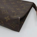 LOUIS VUITTON Monogram Poche Toilette 19 Pouch M47544 LV Auth 135578-7