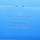 LOUIS VUITTON Monogram Clouds Soft Trunk Wallet Bag Blue M45432 LV Auth 135581A-16
