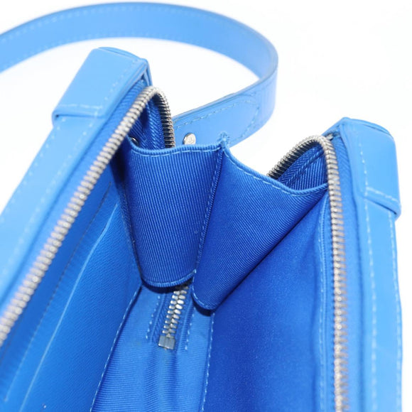 LOUIS VUITTON Monogram Clouds Soft Trunk Wallet Bag Blue M45432 LV Auth 135581A