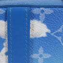 LOUIS VUITTON Monogram Clouds Soft Trunk Wallet Bag Blue M45432 LV Auth 135581SAM-2