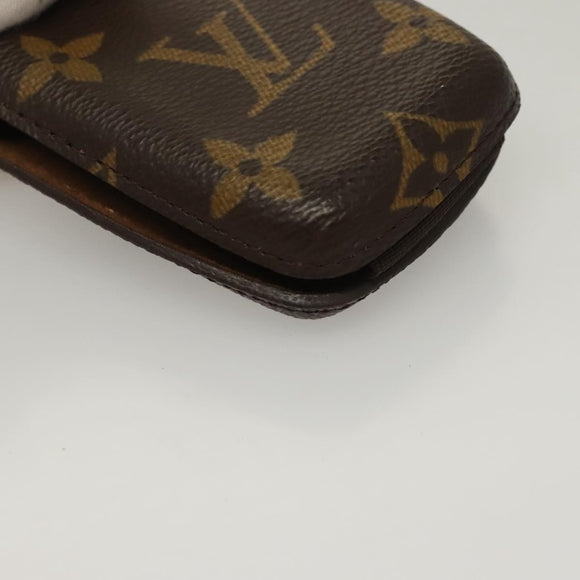 LOUIS VUITTON Monogram Etui Telephone International Cell M63064 LV Auth 135583