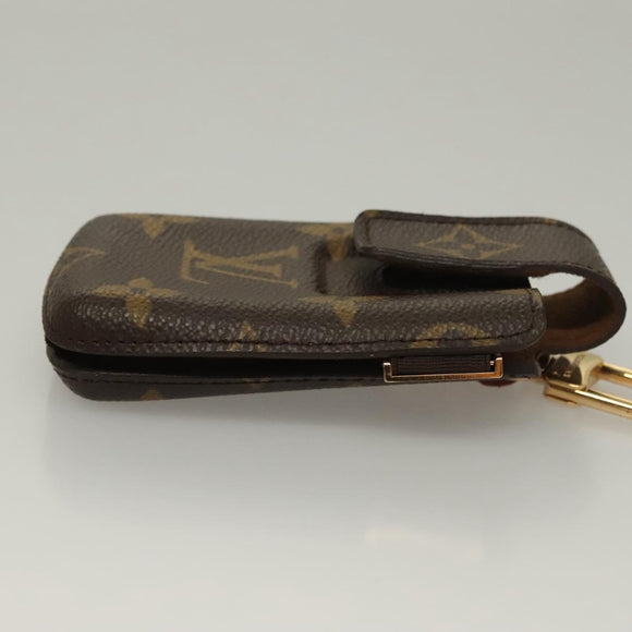 LOUIS VUITTON Monogram Etui Telephone International Cell M63064 LV Auth 135583