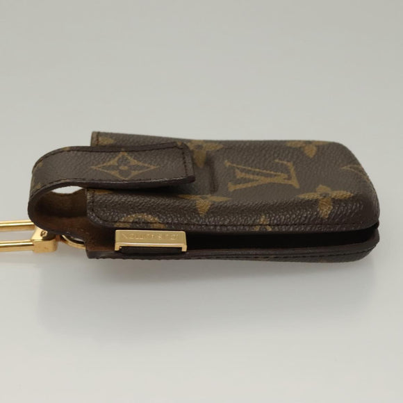 LOUIS VUITTON Monogram Etui Telephone International Cell M63064 LV Auth 135583