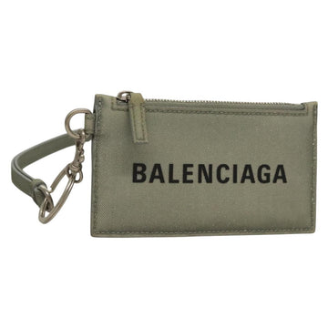 BALENCIAGA Neck Pouch Canvas Gray 594548 Auth 135584