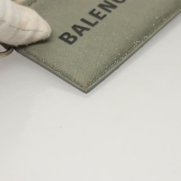 BALENCIAGA Neck Pouch Canvas Gray 594548 Auth 135584