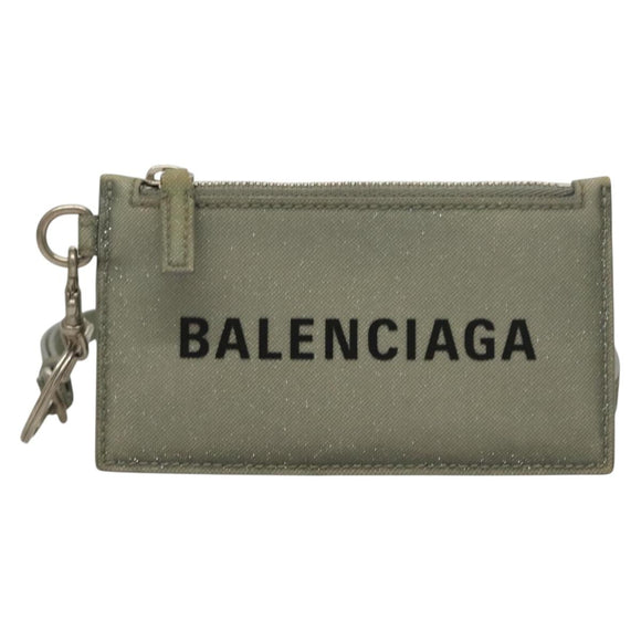 BALENCIAGA Halsbeutel Canvas Grau 594548 Auth 135584