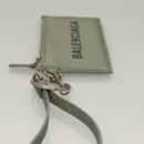 BALENCIAGA Neck Pouch Canvas Gray 594548 Auth 135584-5