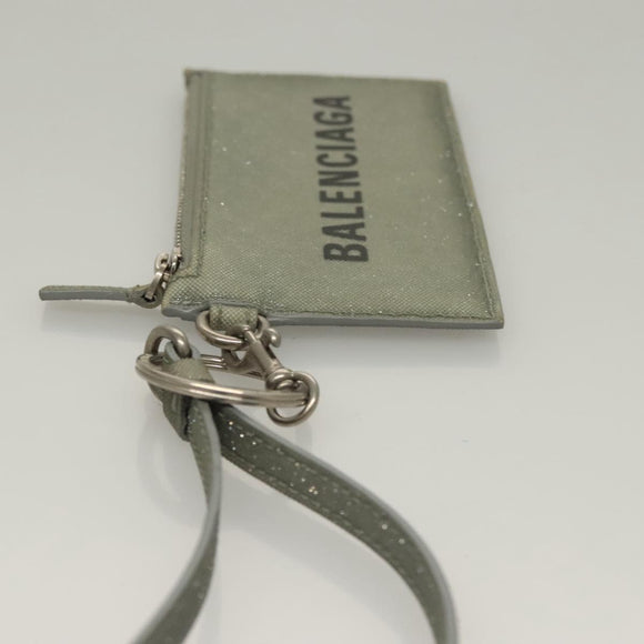BALENCIAGA Halsbeutel Canvas Grau 594548 Auth 135584