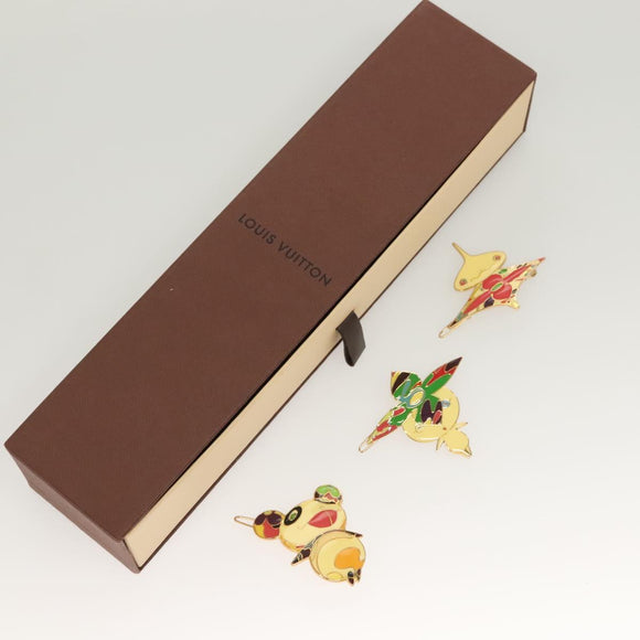 LOUIS VUITTON Characters Baretta metal White M92595 LV Auth 135585