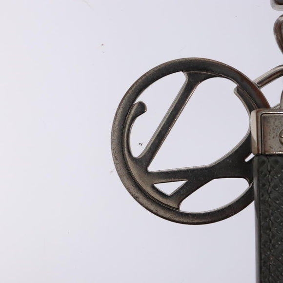 LOUIS VUITTON Taiga Porte Cles Neo LV Club Charm Gray M00034 LV Auth 135588