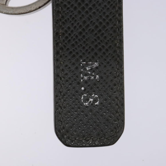 LOUIS VUITTON Taiga Porte Cles Neo LV Club Charm Gray M00034 LV Auth 135588