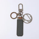 LOUIS VUITTON Taiga Porte Cles Neo LV Club Charm Gray M00034 LV Auth 135588-2