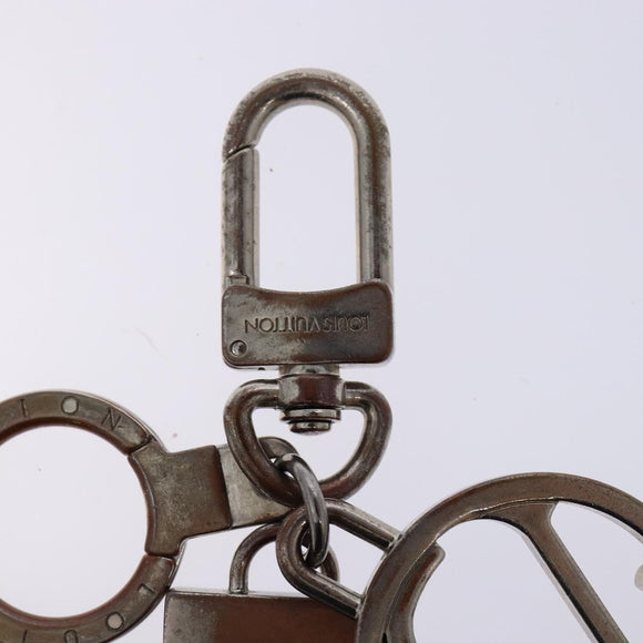 LOUIS VUITTON Taiga Porte Cles Neo LV Club Charm Gray M00034 LV Auth 135588