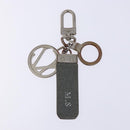 LOUIS VUITTON Taiga Porte Cles Neo LV Club Charm Gray M00034 LV Auth 135588-7