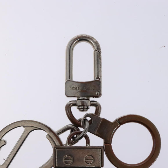 LOUIS VUITTON Taiga Porte Cles Neo LV Club Charm Gray M00034 LV Auth 135588