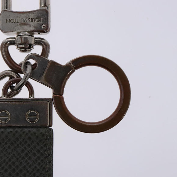 LOUIS VUITTON Taiga Porte Cles Neo LV Club Charm Gray M00034 LV Auth 135588